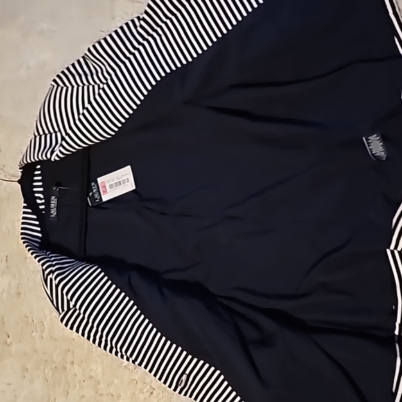 NWT Ralph Lauren Jacket. NAVY/WHITE.  Great for work or with jeans. SIZE XL - Picture 6 of 6